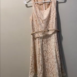 Cream lace dress!!